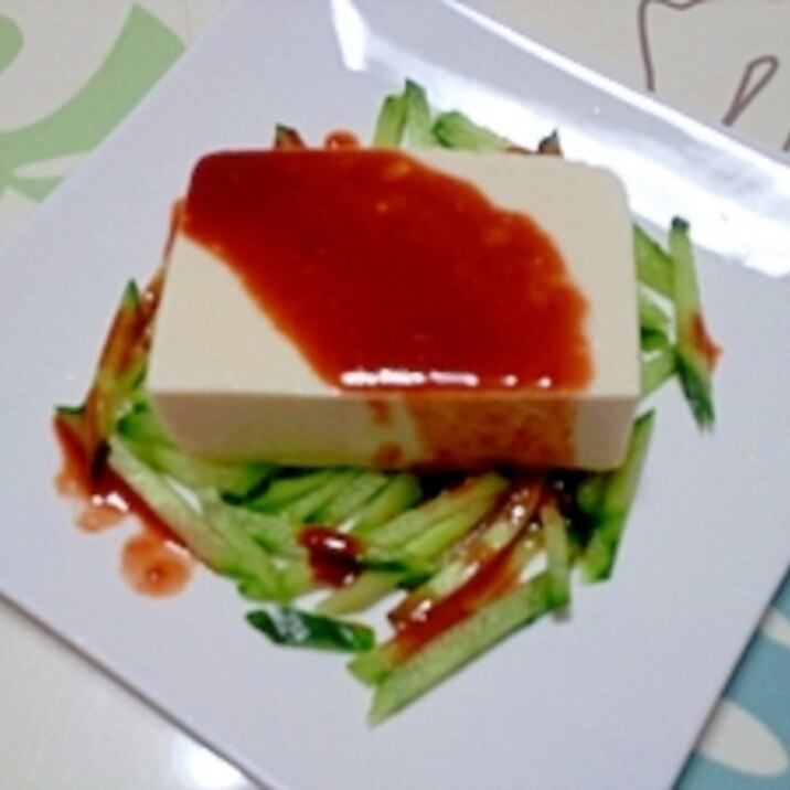 韓国風！豆腐サラダ＋＋